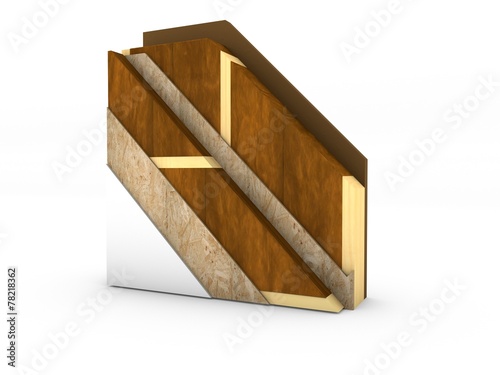 Holzriegelwand