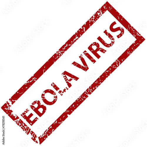 Ebola virus rubber stamp