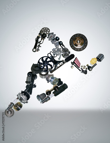 Many new spare parts