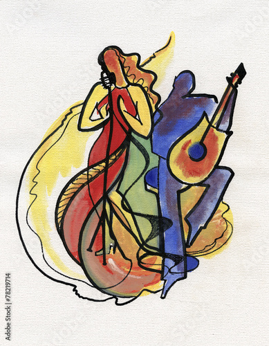 Photography Jazz singer singing a song