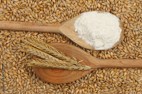 Barley and flour