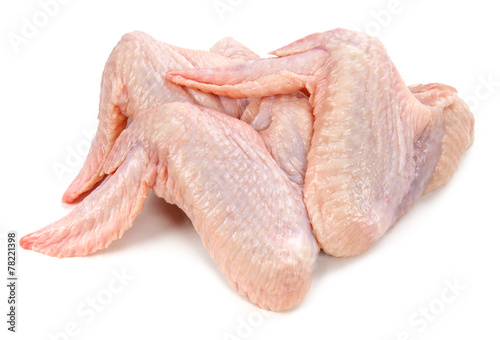 chicken wings isolated on a white background