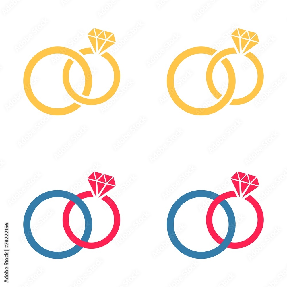 Obraz premium Wedding rings