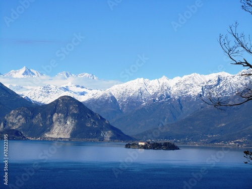 Winter - Panorama des Lago Maggiore - Italien