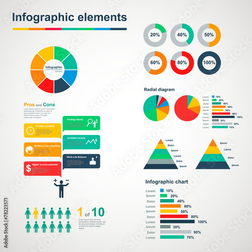 Set of infographic elements