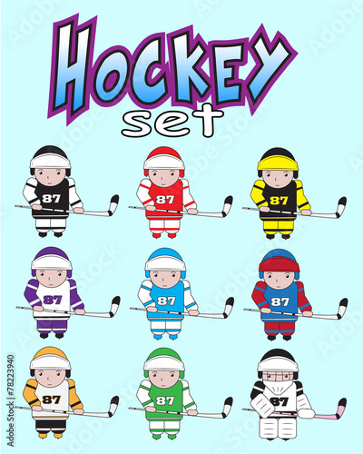 Hockey character set
