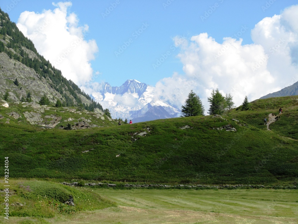 Simplonpass in den Alpen - Schweiz