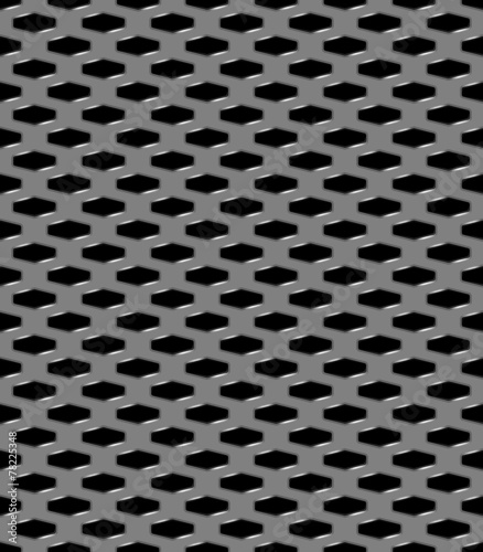 Metal grid seamless pattern