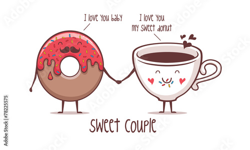 Donut and coffee
