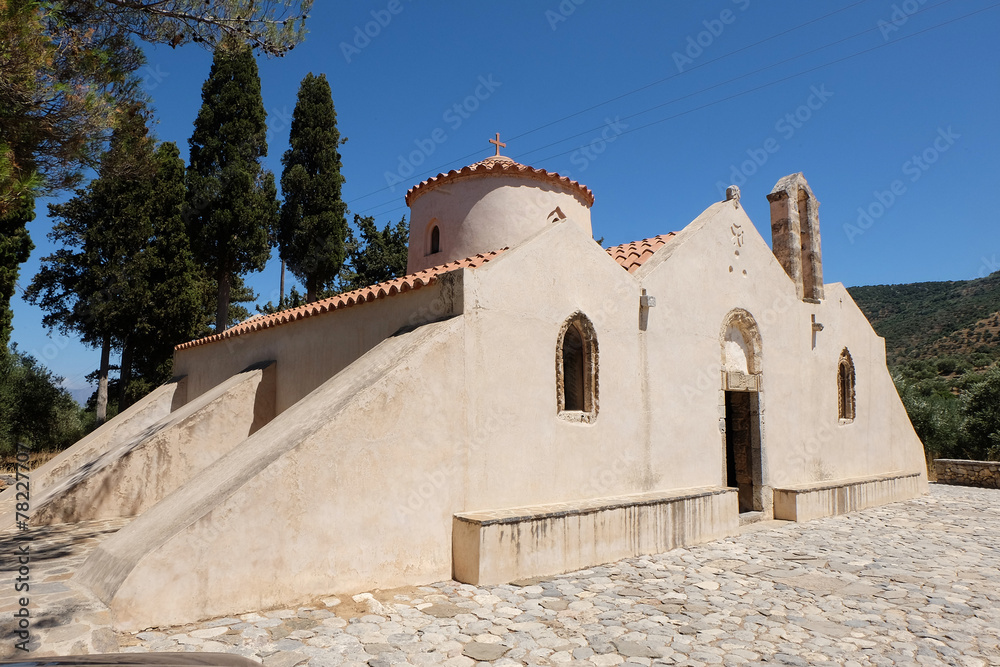 Byzantine Church Panagia Kera in Kritsa