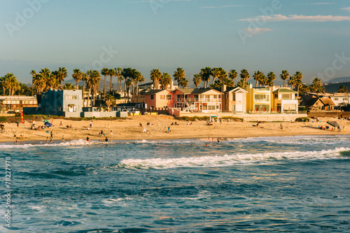 View of the beach in Imperial Beach, California. photo