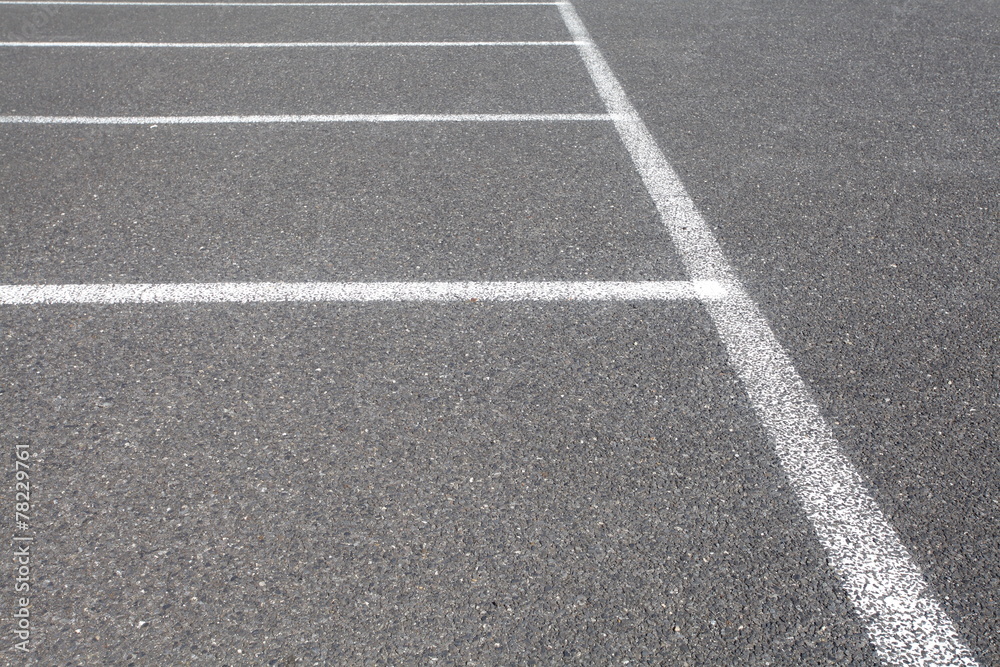 Empty Space in a car parking Lot
