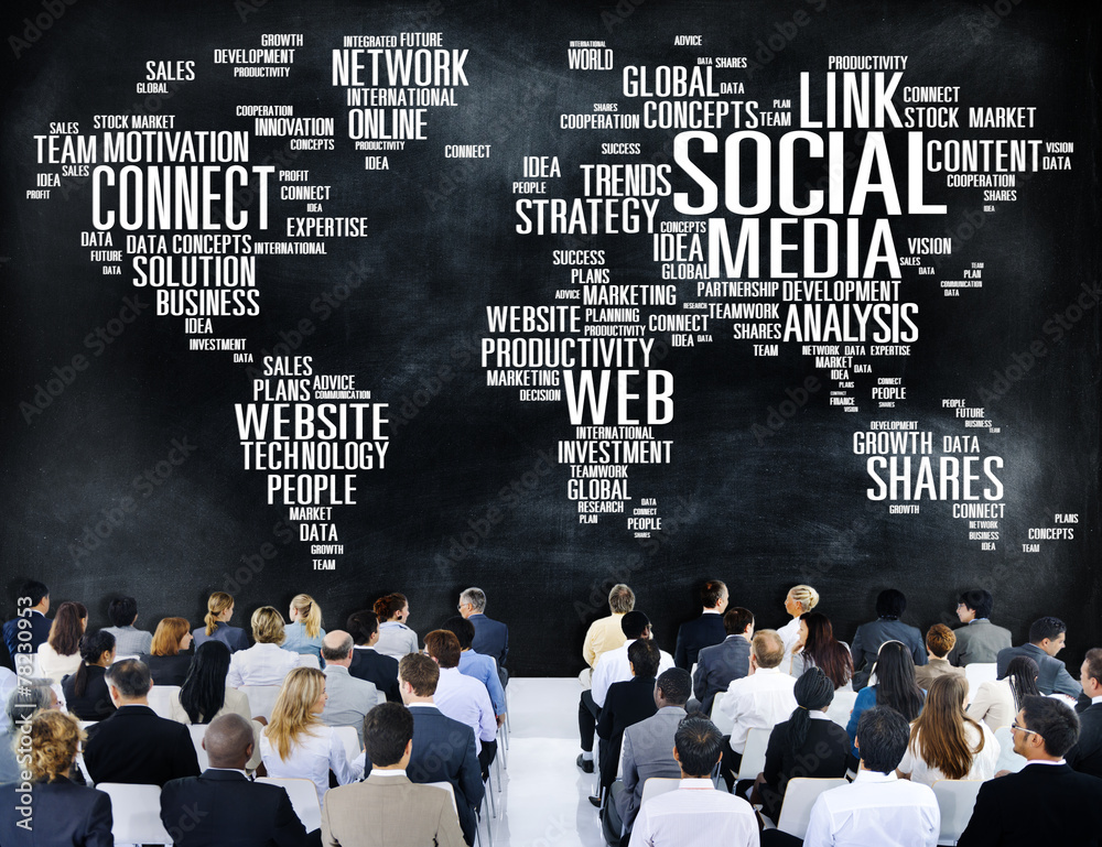 Wunschmotiv: Social Media Internet Connection Global Communications #78230953