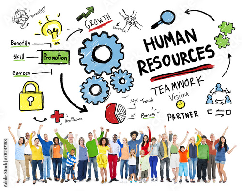 Human Resources Employment Job Teamwork People Concept