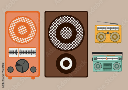 Music design, vector illustration.