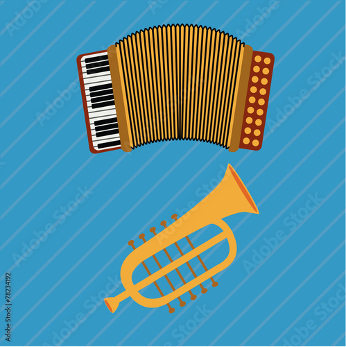 Music design, vector illustration.