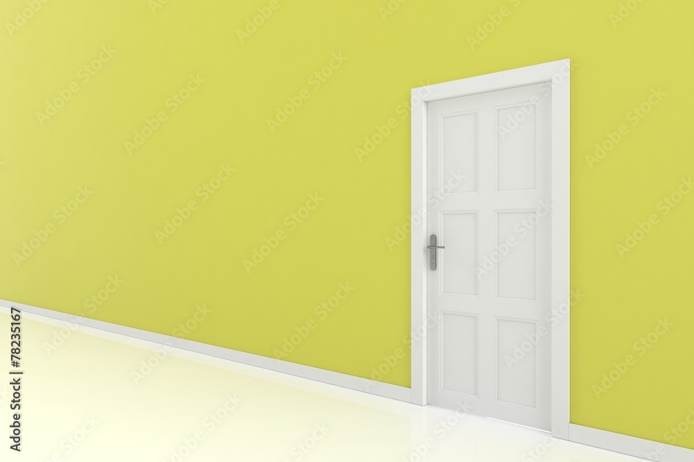 3d rendering of a door 3d rendering of a door