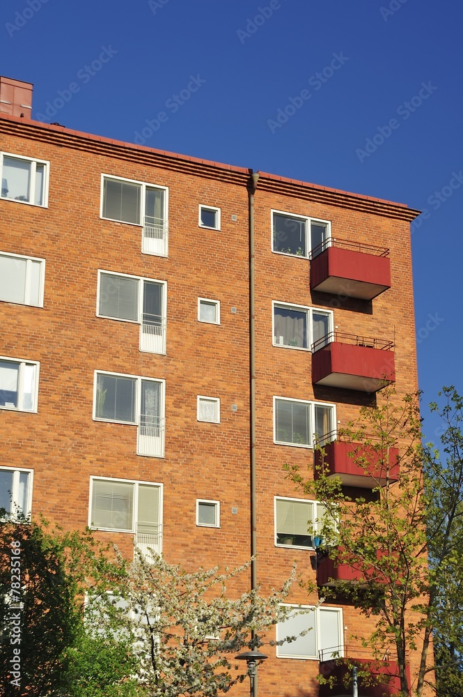 Windows and balconies