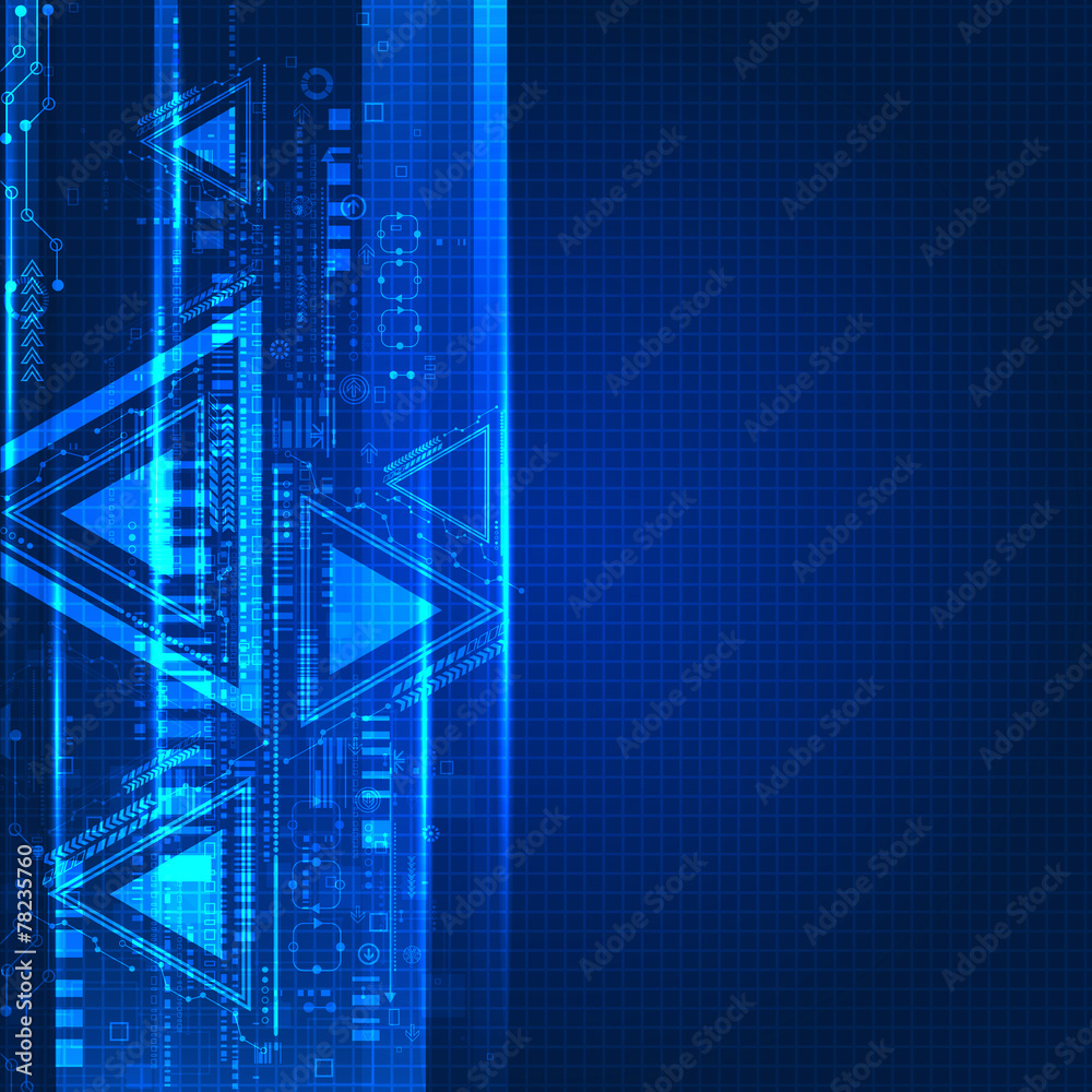 Obraz premium Abstract technological background.