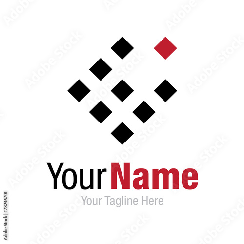 Step outside box corporate industry simple business icon logo