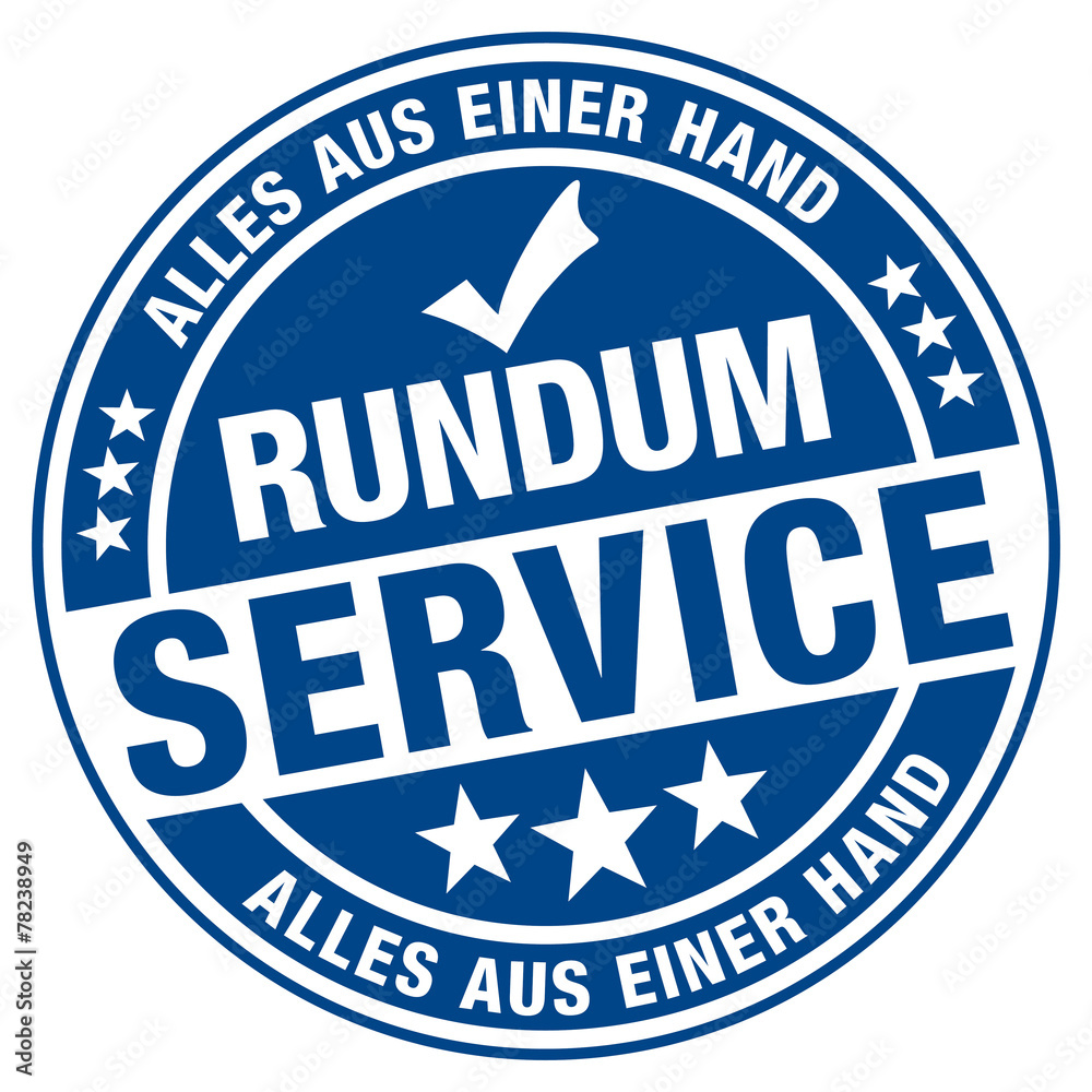 RUNDUM Service - Alles aus einer Hand! Stempel RUNDUM Service - Alles aus einer Hand! Stempel