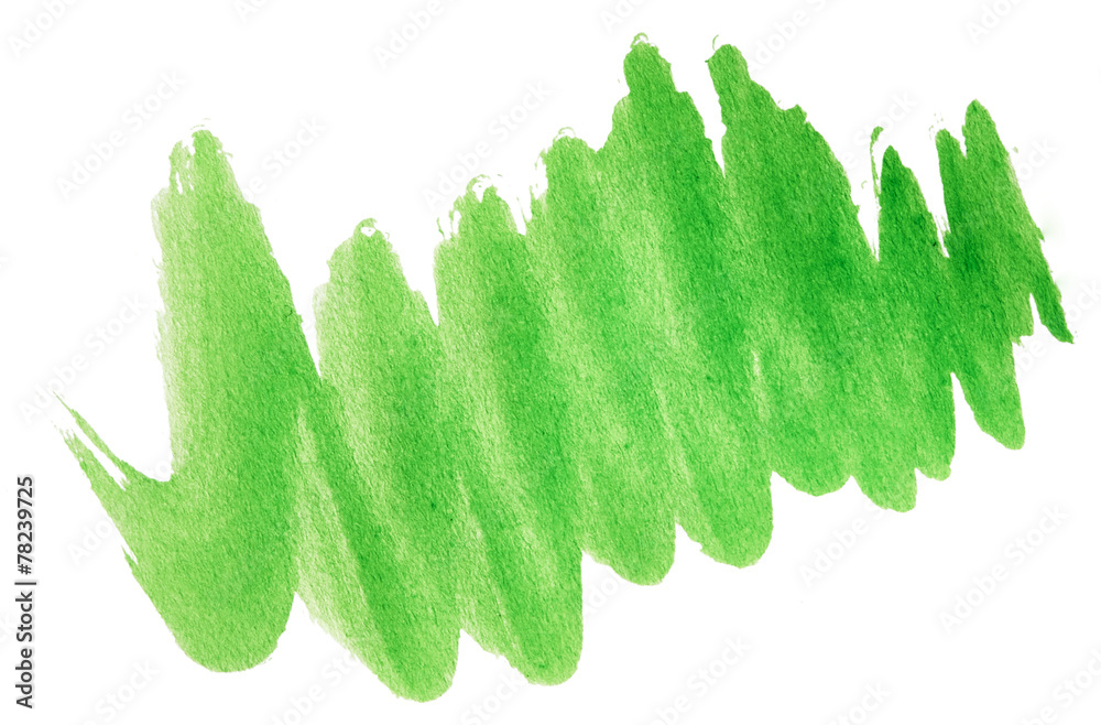 Obraz Strokes of green paint