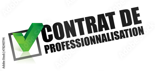 contrat de  professionnalisation