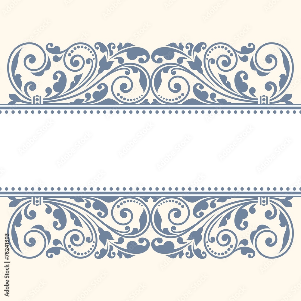 Floral pattern for invitation or greeting card. Floral pattern for invitation or greeting card.