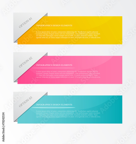 Modern inforgraphics template for banners, website templates and
