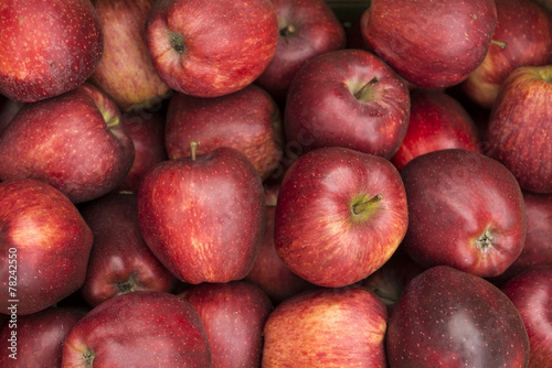 Close-up of red royal gala apples