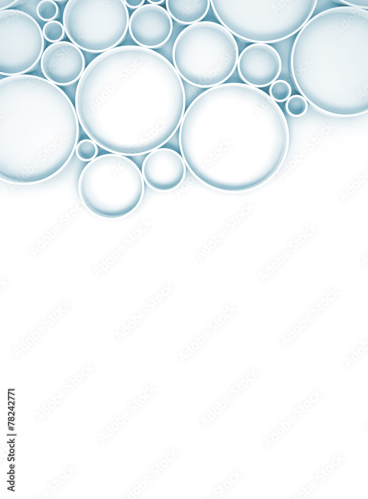 Abstract light blue and white background with circles pattern Abstract light blue and white background with circles pattern