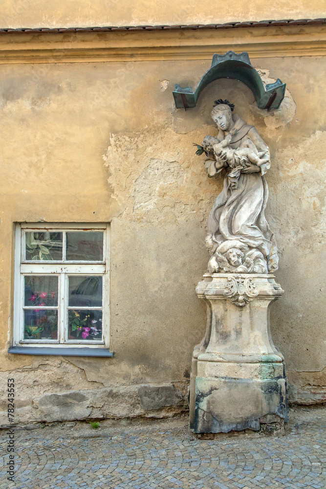 grunge statue of saint grunge statue of saint
