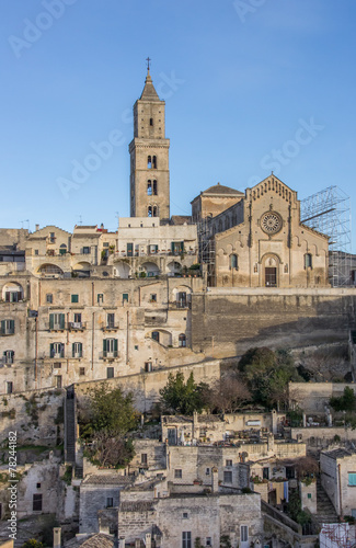 Cathedral in the historical center of Matera