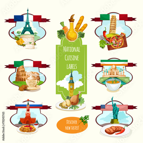 National Cuisine Labels