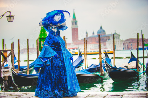 Venetian carnival, masquerade one of a kind in the world. © Jarek Pawlak