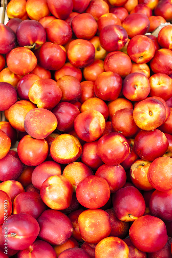 plums, market in Nyons, Rhone-Alpes, France