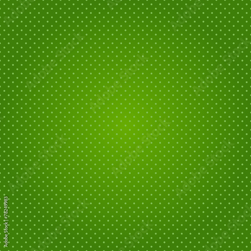 vector polka dot seamless green background