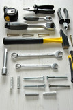 various types of tools with screws