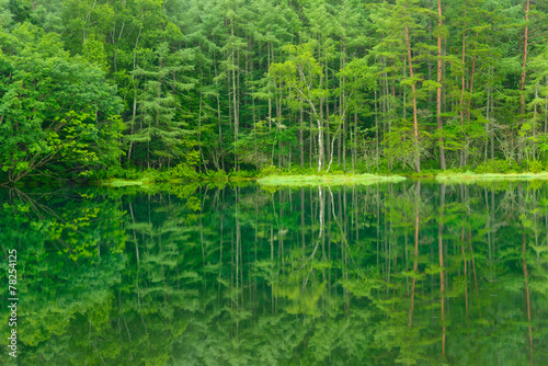 Mishaka Pond in Nagano, Japan © Scirocco340