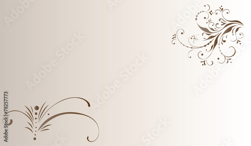 Florale Ornamente / Hintergrund