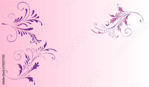 Florale Ornamente / Hintergrund