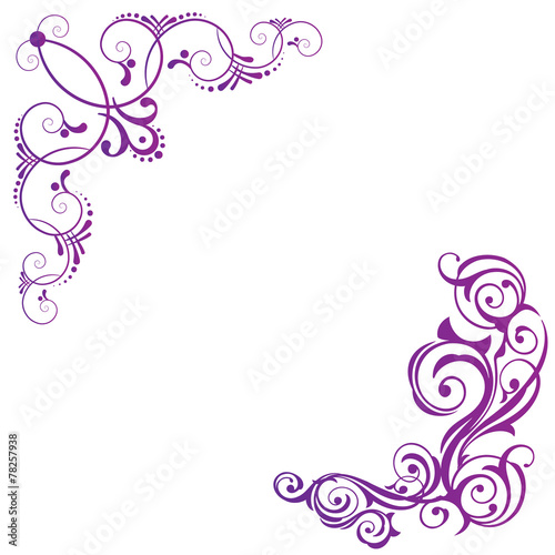 Florale Ornamente / Hintergrund