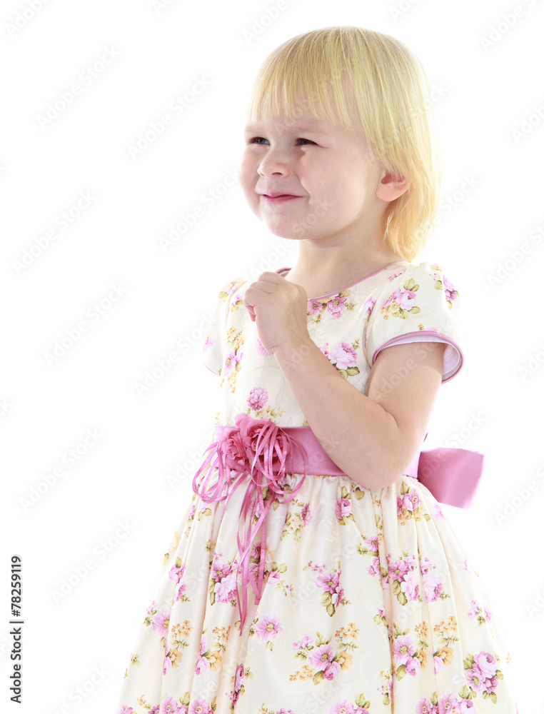 Comparative girl in a long dress Comparative girl in a long dress