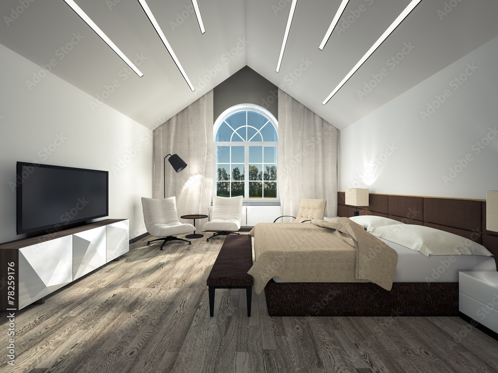 Fototapeta premium white bedroom
