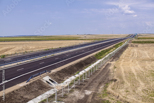 New highway in Eastern Europe