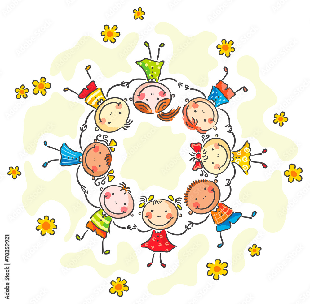 Kids in a circle