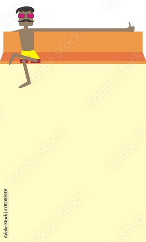 man background