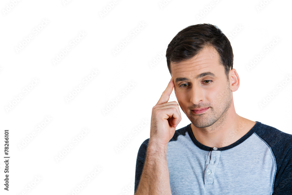 clueless puzzled man thinking deeply scratching head clueless puzzled man thinking deeply scratching head