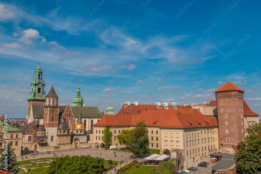 Wawel Castle in Krakow Poland