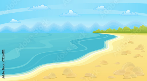 Summer beach